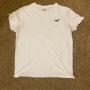 Hollister White Tee Size L